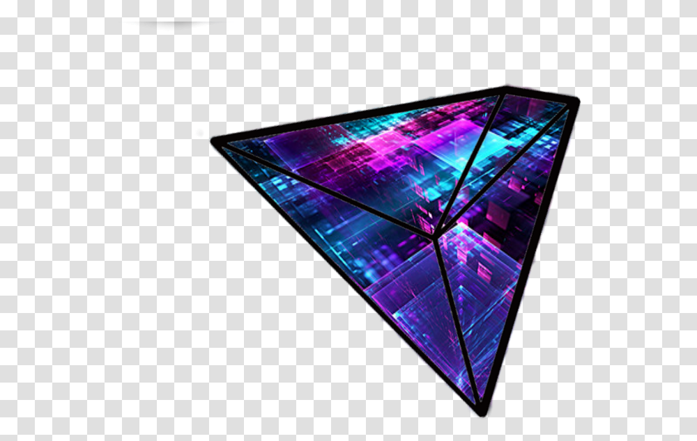 Download Hd Logo This Is One Cyberspace Phone Background, Triangle, Electronics, Solar Panels, Screen Transparent Png