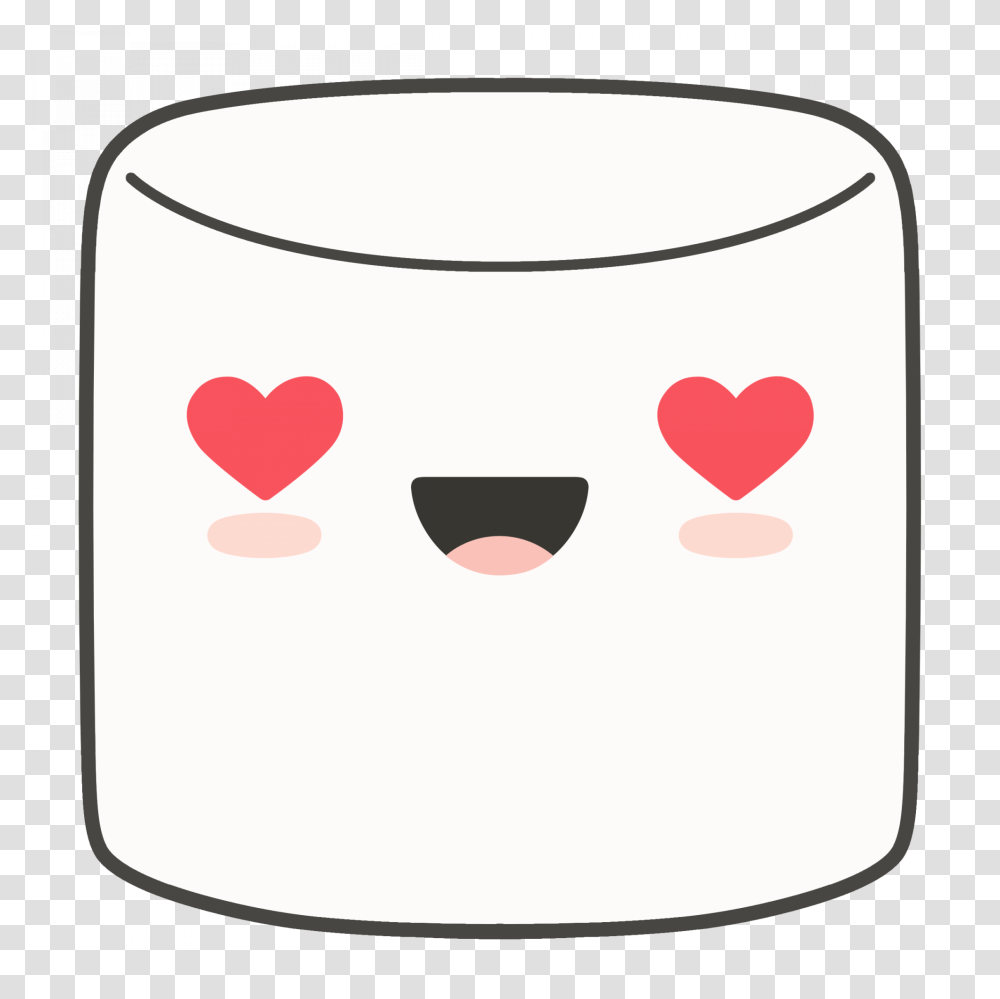 Download Hd Love Marshmallow Stickerpop Marshmallow Cartoon Marshmallow, Glass, Lamp, Cup, Birthday Cake Transparent Png