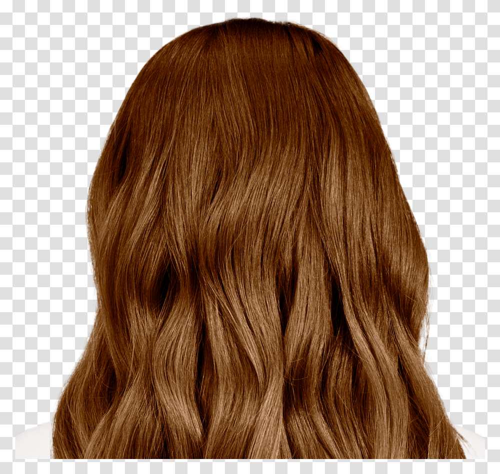 Download Hd Lucca Light Brown Light Orange Brown Hair Light Brown Hair Color, Person, Human, Wig, Ponytail Transparent Png