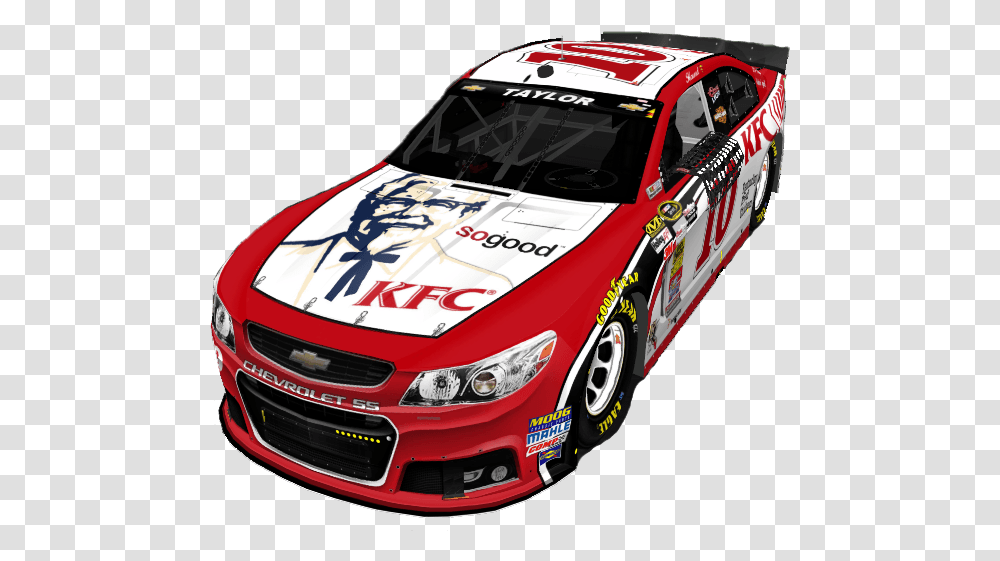 Download Hd Macdonalds And Kfc Waterslide Decals For Hot Kfc Race Car, Vehicle, Transportation, Automobile, Sports Car Transparent Png