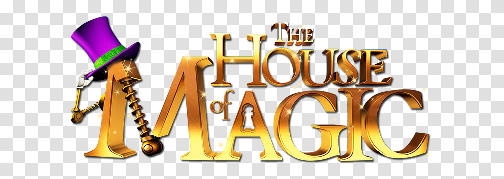 Download Hd Magic Logo Royalty House Of Magic, Alphabet, Text, Word, Book Transparent Png