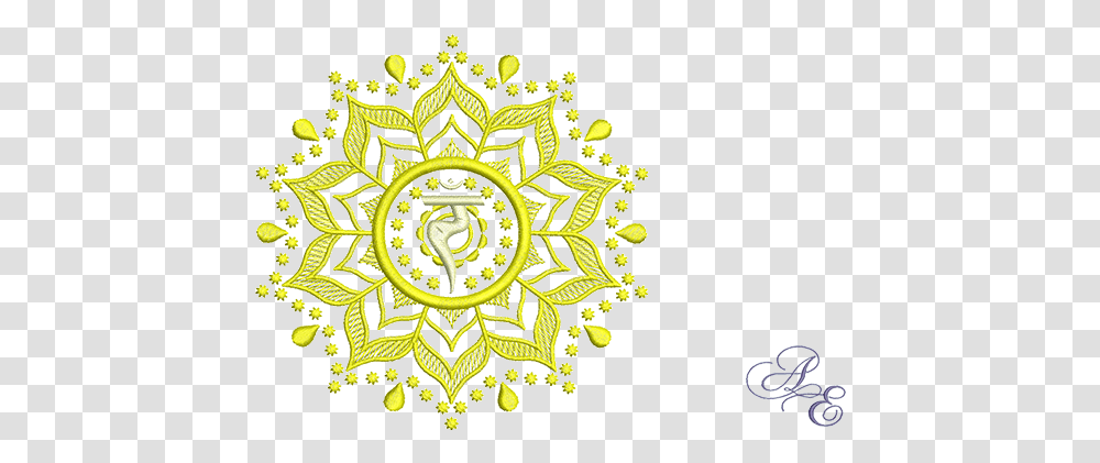 Download Hd Manipura Solar Plexus Decorative, Pattern, Embroidery, Rug, Lace Transparent Png