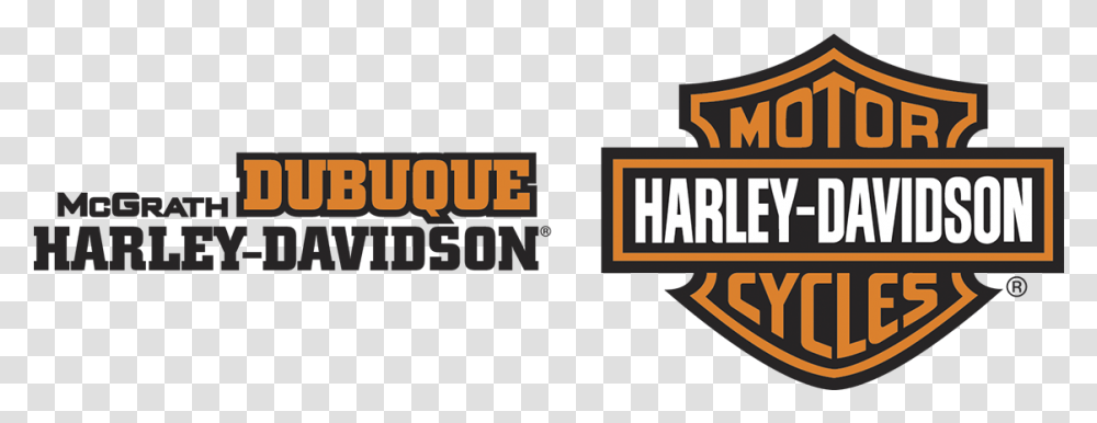 Download Hd Mcgrath Dubuque Harley Davidson Logo Horizontal Harley Davidson Logo Horizontal, Text, Word, Symbol, Alphabet Transparent Png