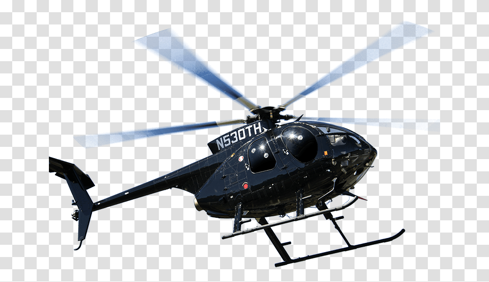 Download Hd Md Helicopters Md530 Light Utility Helicopter Helicopter With Light, Aircraft, Vehicle, Transportation Transparent Png