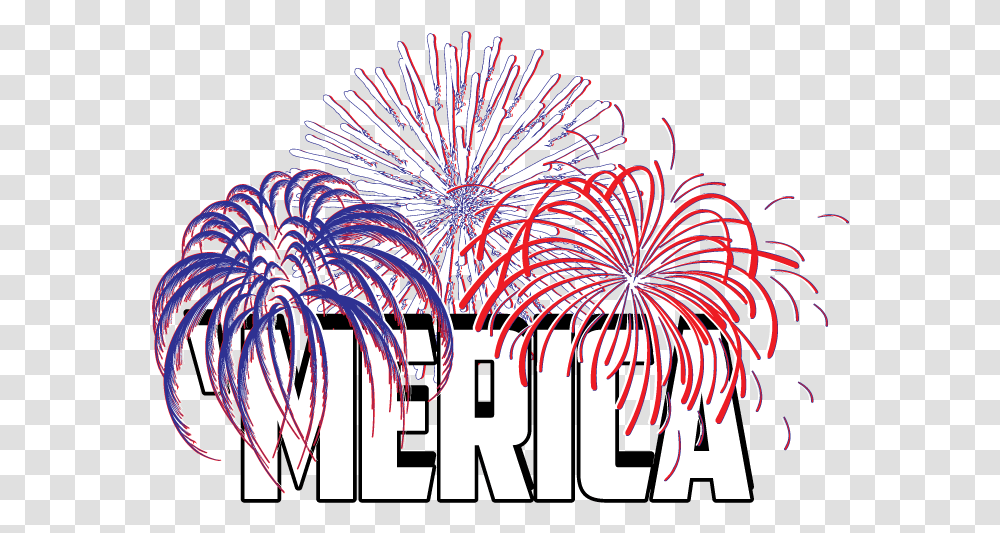 Download Hd Merica Fireworks Usa Pride Patriotic American American Fireworks, Nature, Outdoors, Night, Text Transparent Png