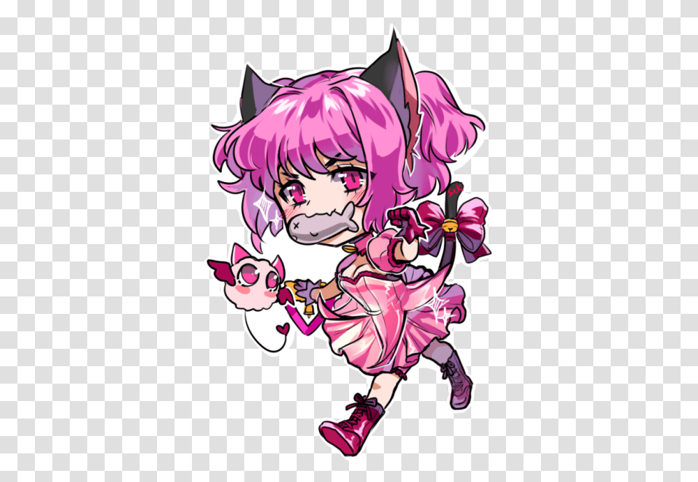 Download Hd Mew Ichigo This Will Also Cartoon, Manga, Comics, Book, Dance Pose Transparent Png