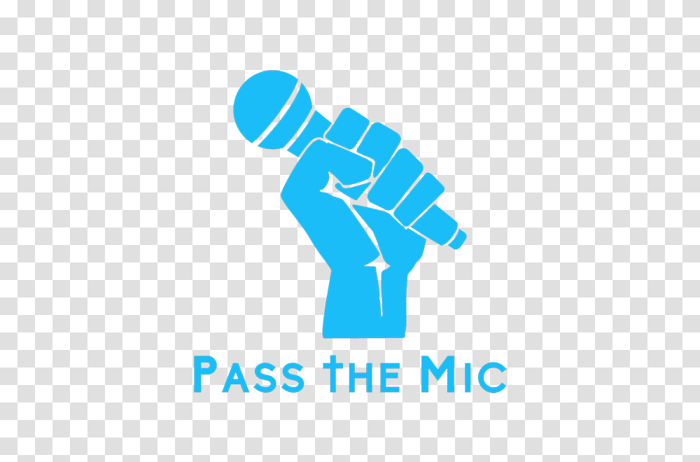 Download Hd Microphone In A Fist Logo Image Microphone Rap, Hand, Text, Word Transparent Png
