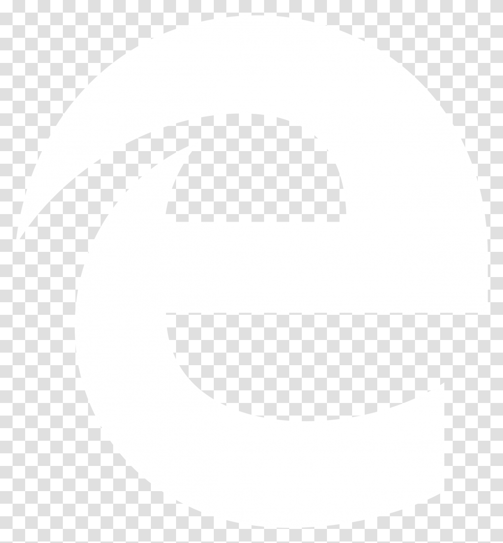Download Hd Microsoft Edge Logo Black Jhu Logo White, Symbol, Trademark, Text, Alphabet Transparent Png