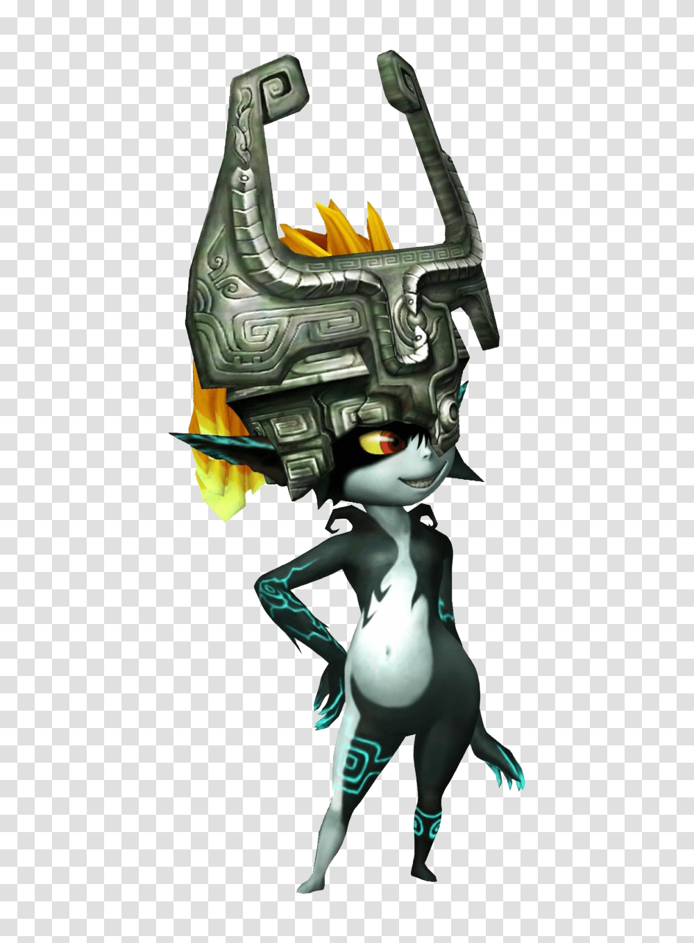 Download Hd Midna Is An Imp Like Creature Whose Background Twilight Princess Midna, Alien, Toy, Clothing, Costume Transparent Png