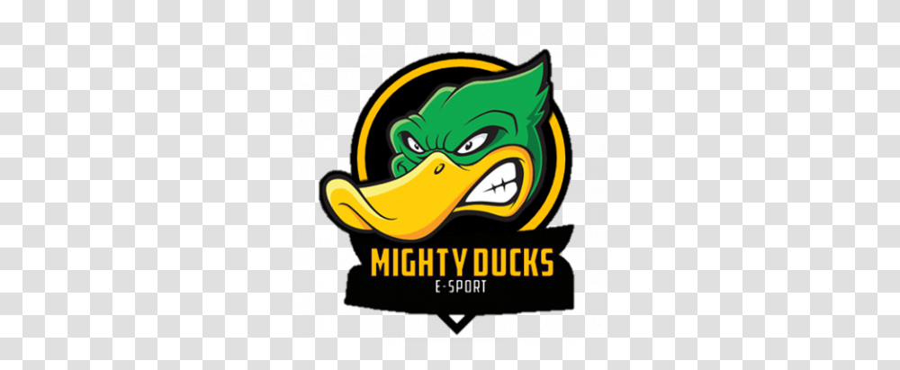 Download Hd Mighty Ducks Sc Esport Logo For Ducks, Angry Birds, Animal, Dragon Transparent Png