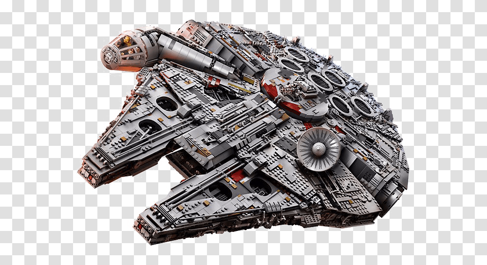 Download Hd Millennium Falcon Star Wars Star Wars Millennium Falcon, Spaceship, Aircraft, Vehicle, Transportation Transparent Png