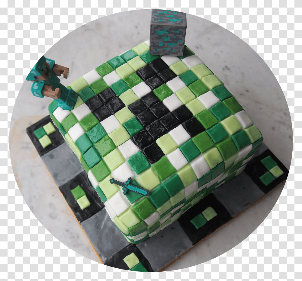 Download Hd Minecraft Birthday Cake Hard Transparent Png
