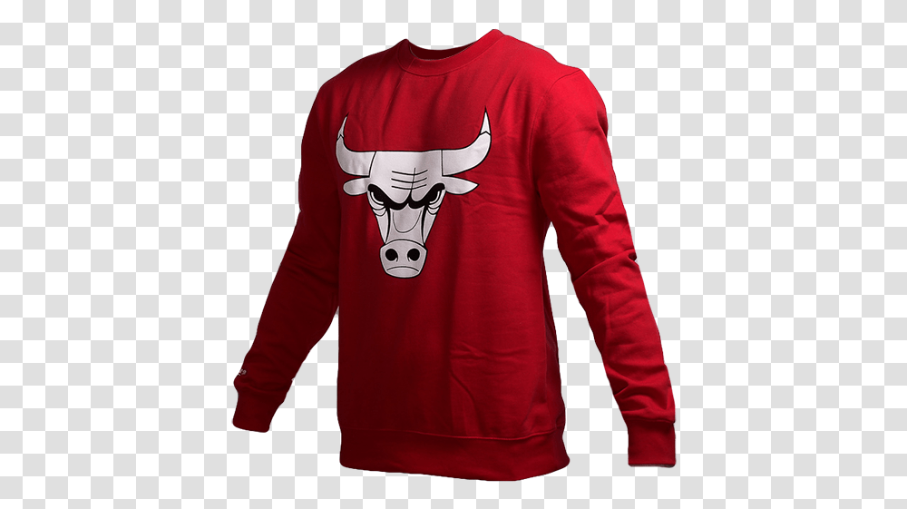 Download Hd Mitchell & Ness Nba Chicago Bulls Black And Chicago Bulls, Sleeve, Clothing, Apparel, Long Sleeve Transparent Png