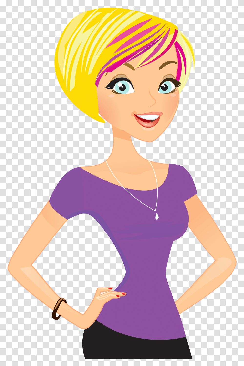 Download Hd Mom Cartoon Clipart Mom Animated Mom Animated, Female, Person, Human, Clothing Transparent Png