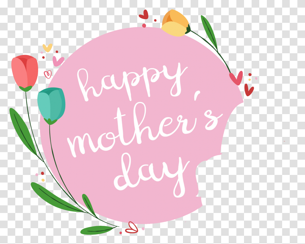 Download Hd Mothers Day Watercolor Portable Network Graphics, Art, Text, Ball, Pattern Transparent Png