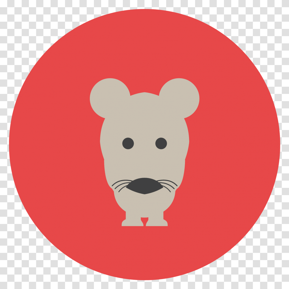Download Hd Mouse Animal Icon Cartoon Dot, Mammal, Piggy Bank Transparent Png