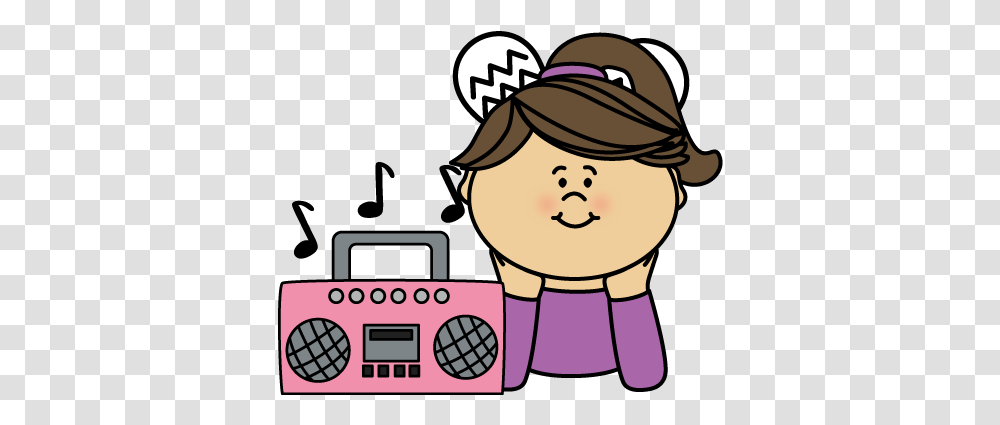 Download Hd Music Clipart Cute Listen To Music Clipart Listen To Music Clipart, Hat, Clothing, Apparel, Electronics Transparent Png