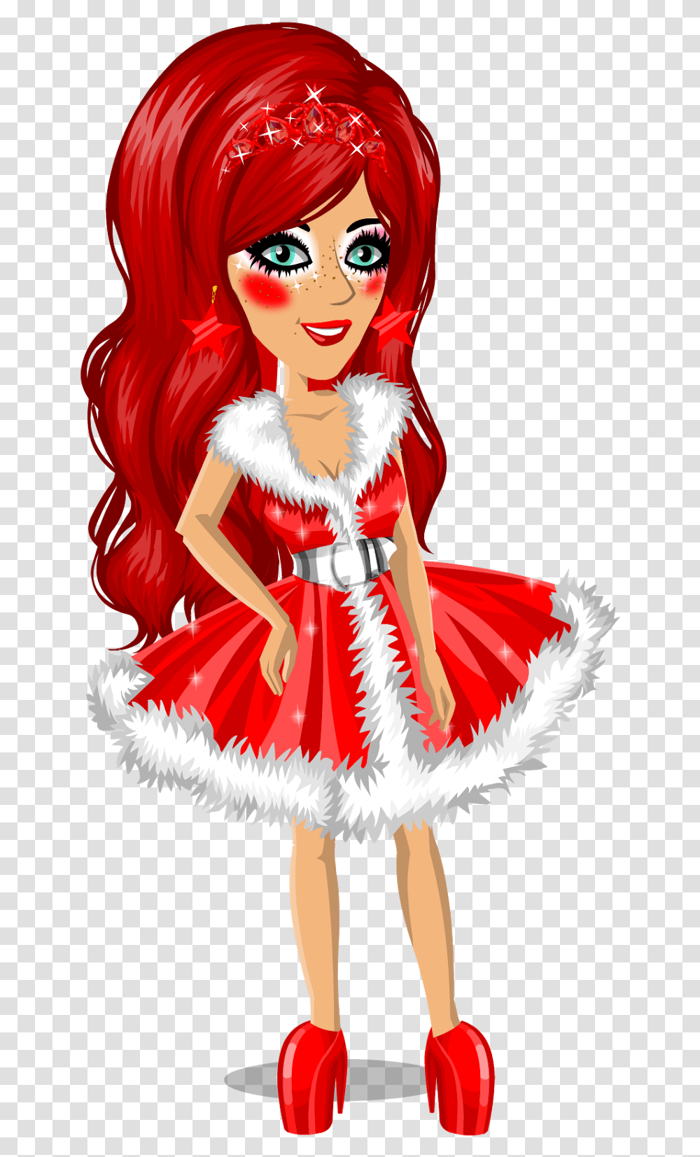 Download Hd My Msp Christmas Star Msp Character Christmas, Person, Art, Graphics, Clothing Transparent Png