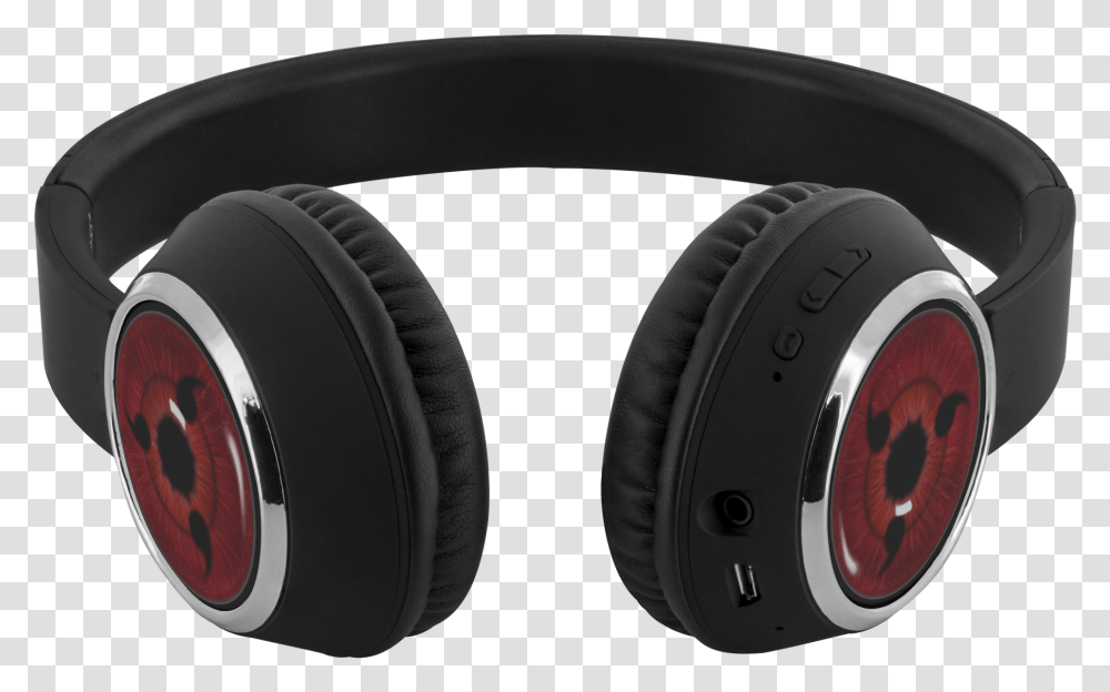 Download Hd Naruto Sharingan Headphones Bts Bluetooth Headphones, Electronics, Headset, Wristwatch, Mouse Transparent Png