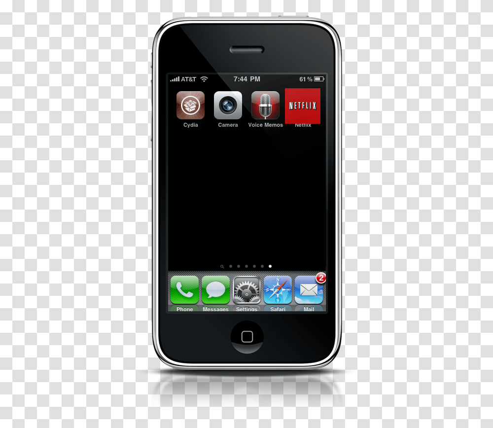 Download Hd Netflix Iphone Icon 2007 Phones Netflix In App Iphone, Mobile Phone, Electronics, Cell Phone Transparent Png
