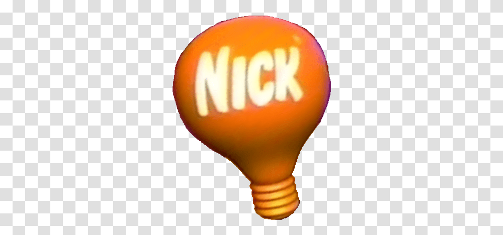 Download Hd Nickelodeon Lightbulb Nickelodeon Logo Light Light Bulb Nickelodeon Productions Logo, Balloon, Lighting Transparent Png