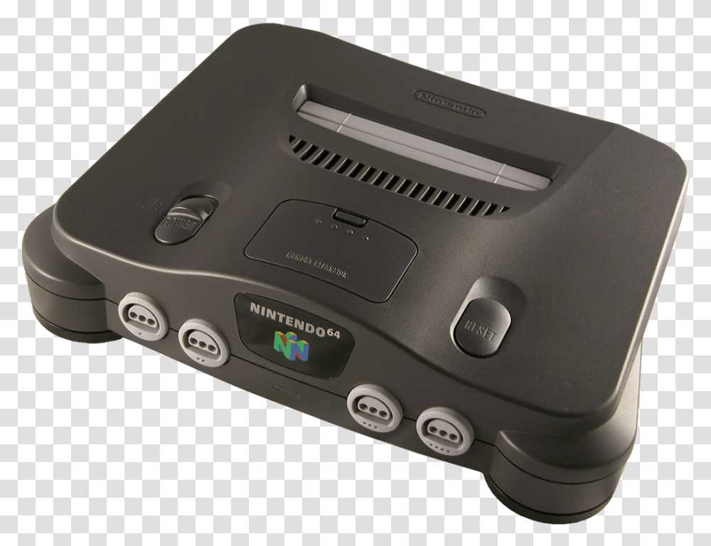 Download Hd Nintendo 64 Video Game Nintendo 64 Console, Electronics, Mobile Phone, Cell Phone, Tape Player Transparent Png