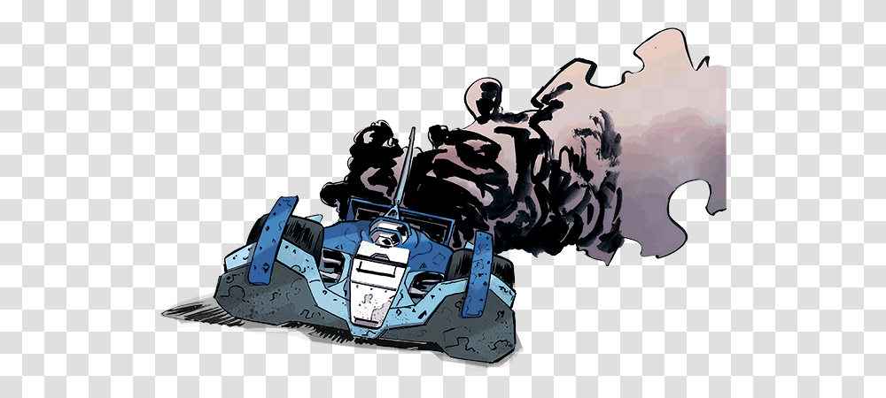 Download Hd Now Smoke Is Coming Out From The Rear Of Jager's Drawing, Car, Vehicle, Transportation, Sports Car Transparent Png