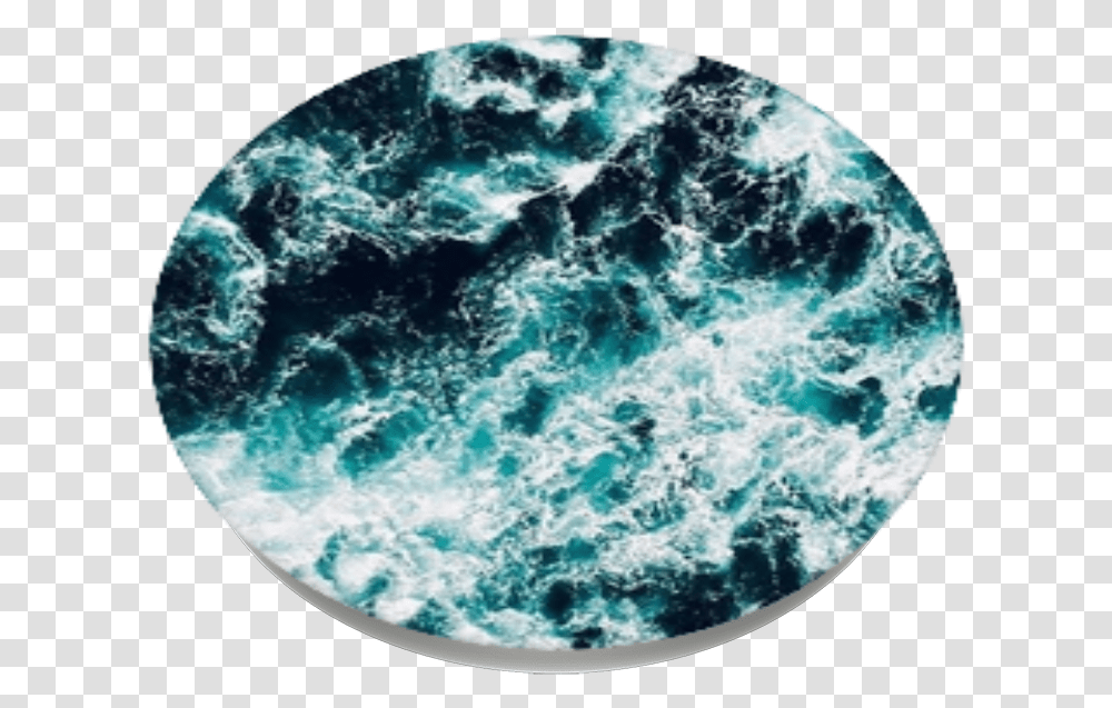 Download Hd Ocean Water Popsockets Circle Ocean Popsocket, Nature, Outdoors, Outer Space, Astronomy Transparent Png