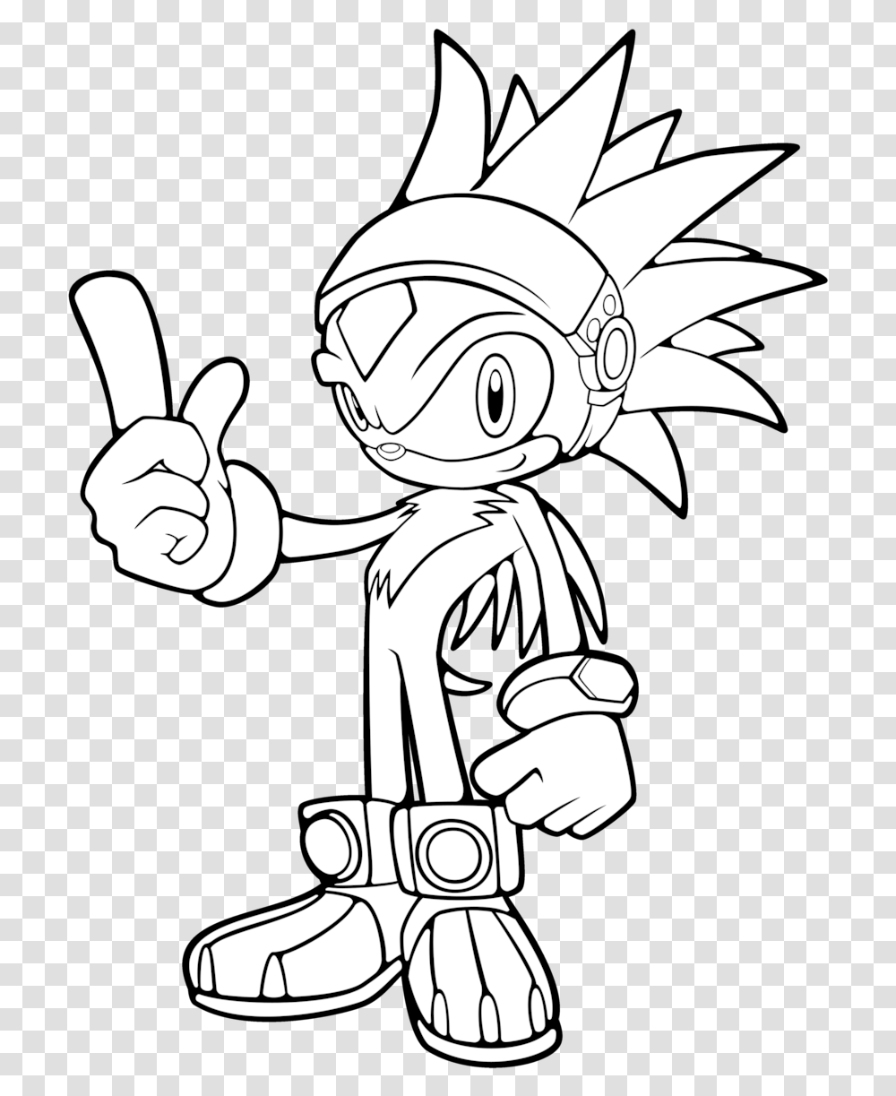 Download Hd Odd Silver The Hedgehog Coloring Pages Bird Sonic The Hedgehog Coloring Pages Transparent Png