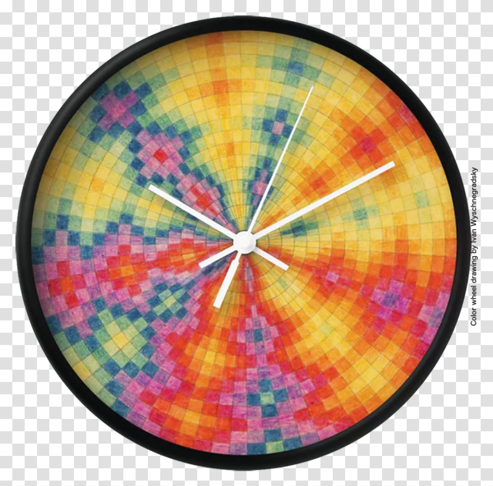 Download Hd Om Festival 24 Color Wheel Clock Ltd Circle Circle, Analog Clock, Balloon Transparent Png