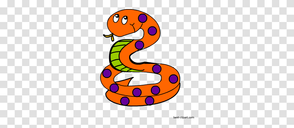 Download Hd Orange And Purple Snake Clip Art Image Serpent Snake Cartoon, Text, Number, Symbol, Sea Life Transparent Png