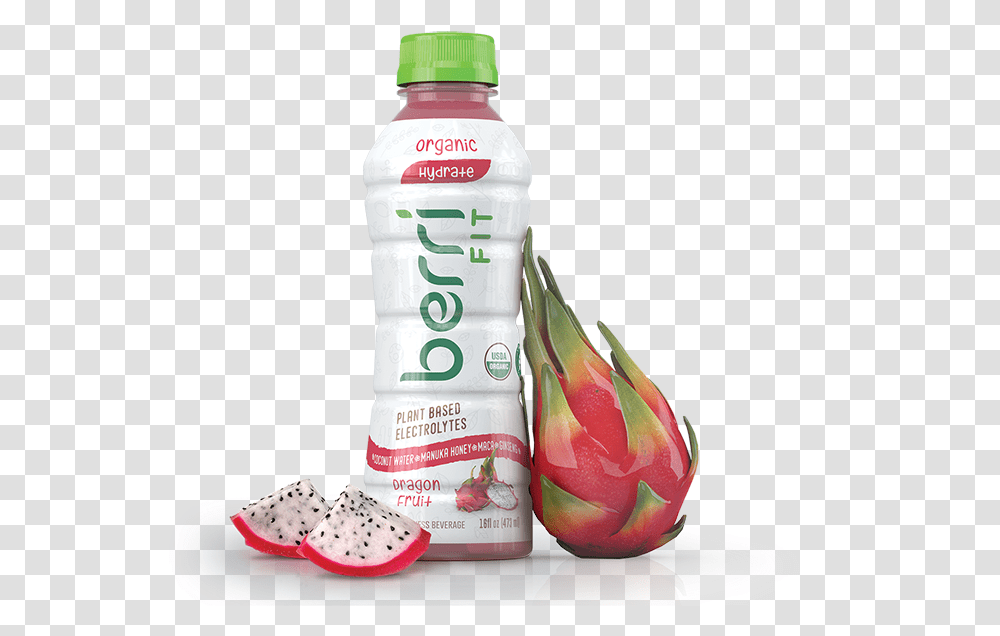 Download Hd Organic Dragon Fruit Berri Drink Dragon Fruit Flavor Products, Beverage, Bottle, Soda, Juice Transparent Png