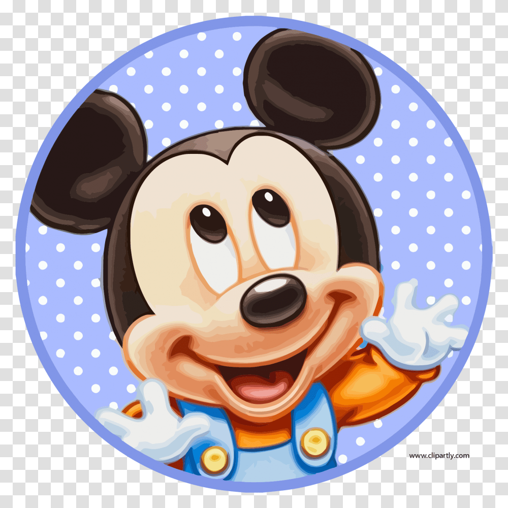 Download Hd Pale Blue Mickey Clipart Happy 1st 1st Birthday Mickey Mouse Blue, Mammal, Animal, Food, Meal Transparent Png