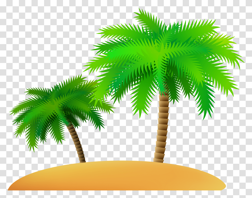 Download Hd Palms And Island Clip Art Image Palm Tree Transparent Png