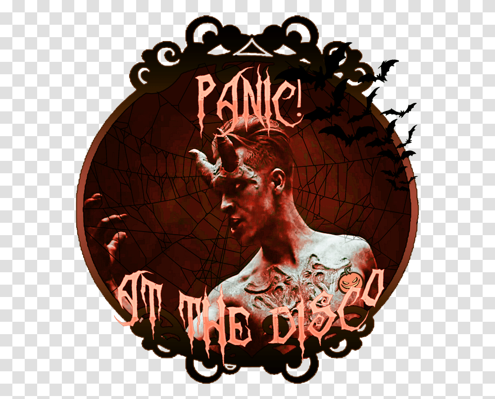 Download Hd Panic Logo Panic At The Disco Posters, Person, Symbol, Text, Emblem Transparent Png