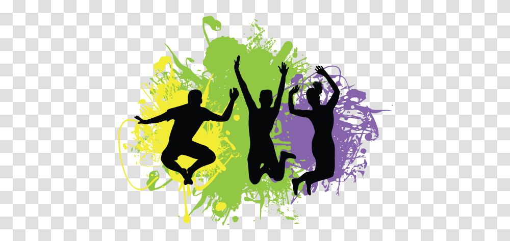 Download Hd Parties Jumping, Graphics, Poster, Advertisement, Person Transparent Png
