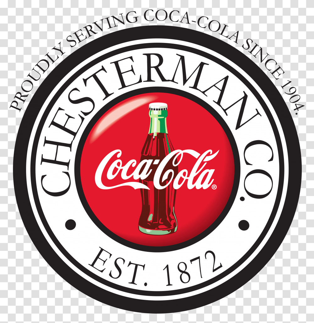 Download Hd Partnershipprogram Chesterman Coca Cola Logo Chesterman Coca Cola Sioux City, Symbol, Trademark, Beverage, Drink Transparent Png