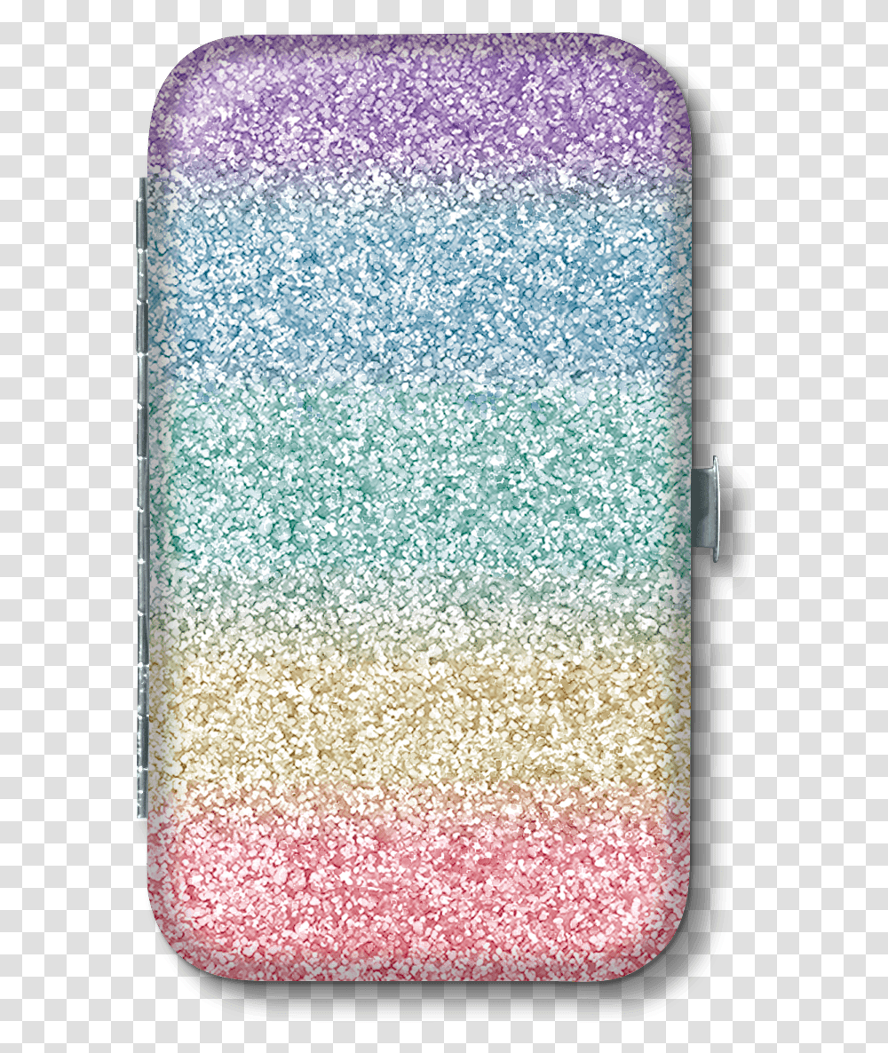 Download Hd Pastel Rainbow Glitter Manicure Set Manicure Mobile Phone, Rug, Light Transparent Png