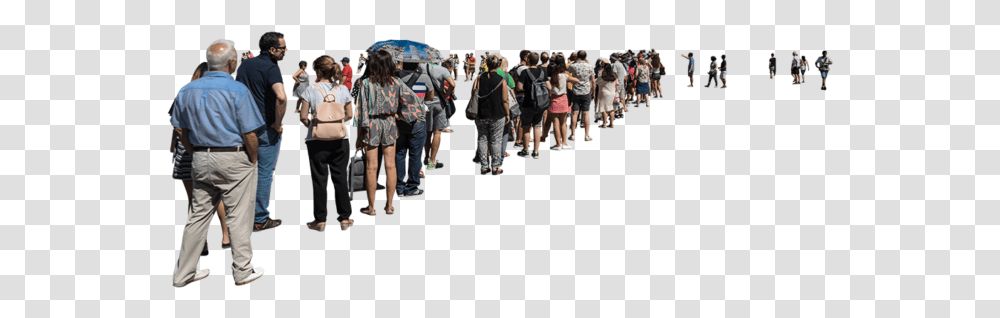 Download Hd People Standing In Line Crowd Walking, Person, Clothing, Shoe, Audience Transparent Png