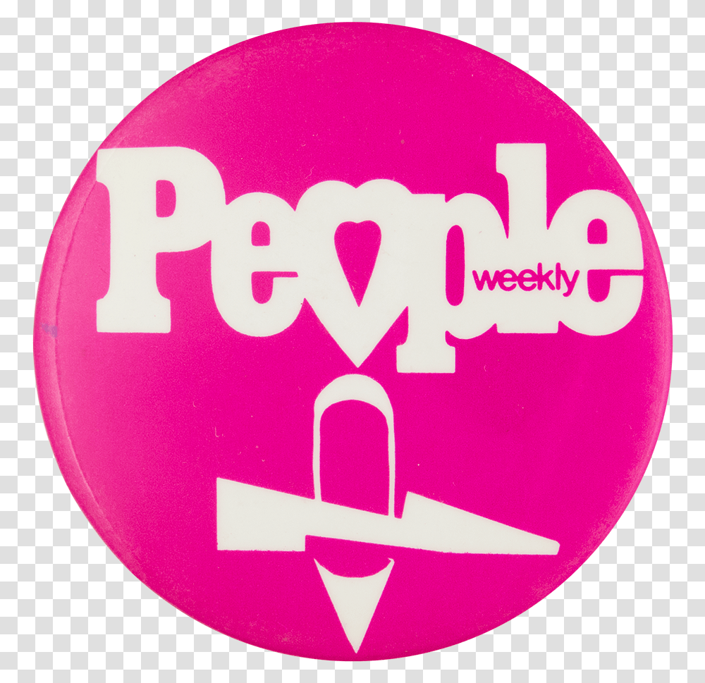 Download Hd People Weekly Pink Advertising Button Museum Circle, Logo, Symbol, Trademark, Label Transparent Png
