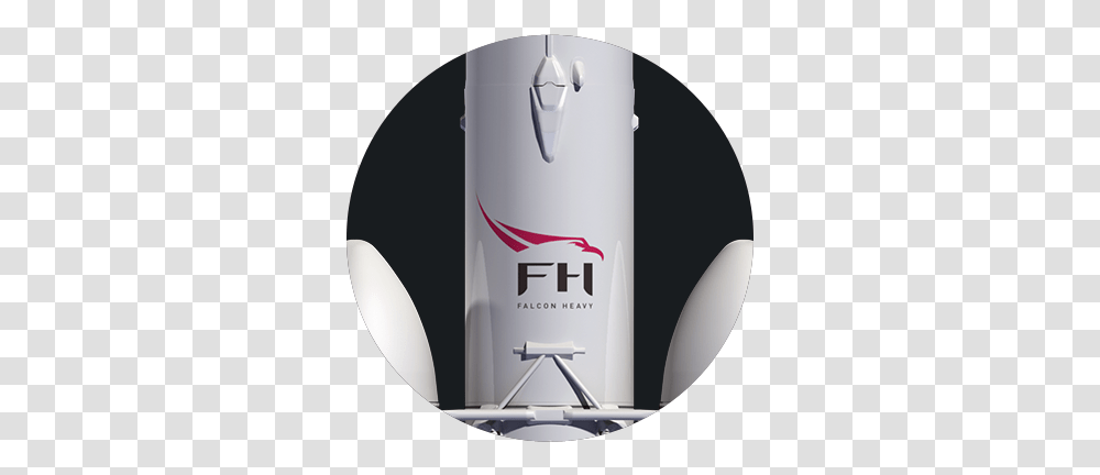 Download Hd Photo Spacex Spacex Falcon Heavy Logo Falcon 9, Bottle, Appliance, Barrel, Keg Transparent Png