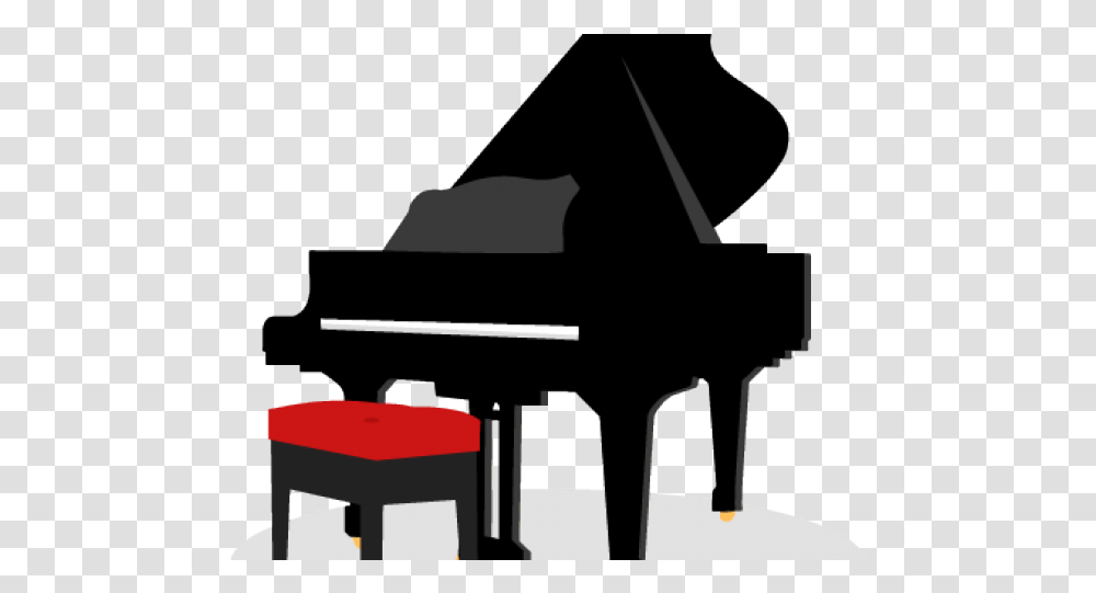 Download Hd Piano Clipart Musical Piano, Grand Piano, Leisure Activities, Musical Instrument, Chair Transparent Png