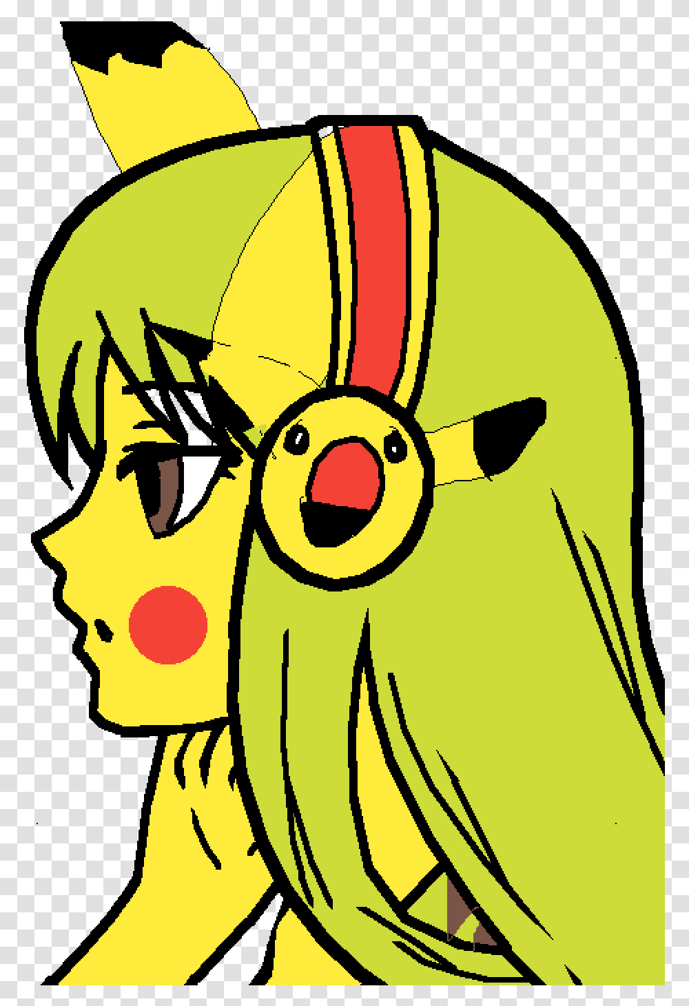 Download Hd Pichu Anime Girl Easy Draw Cute Anime Drawing Easy, Graphics, Art, Doodle Transparent Png