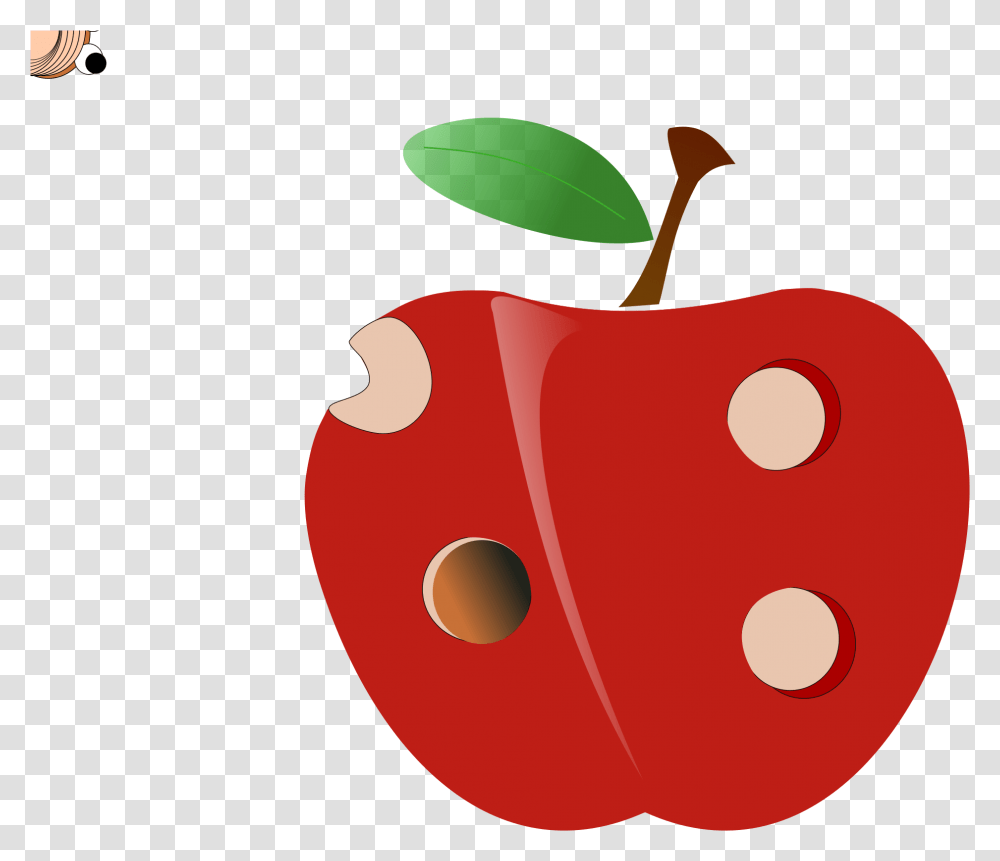 Download Hd Picture Animation Creepy Big Image Apple Clip Art Background, Plant, Fruit, Food, Bowl Transparent Png
