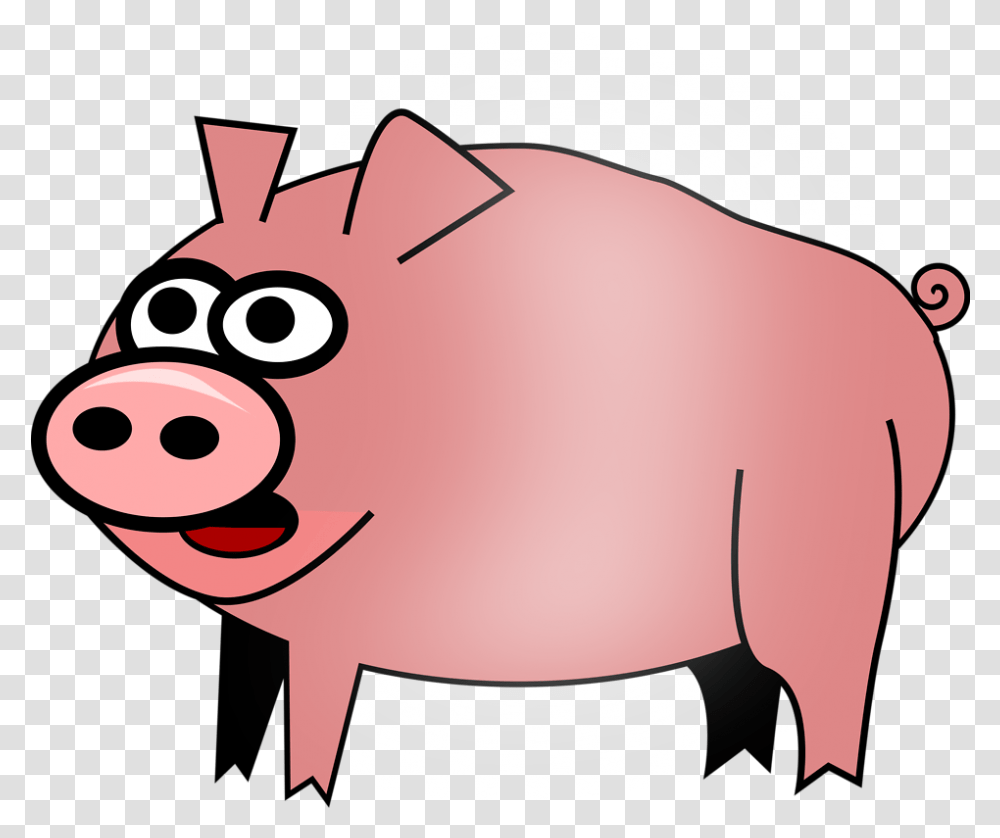 Download Hd Pig Clipart Hog Clipart, Mammal, Animal, Piggy Bank Transparent Png