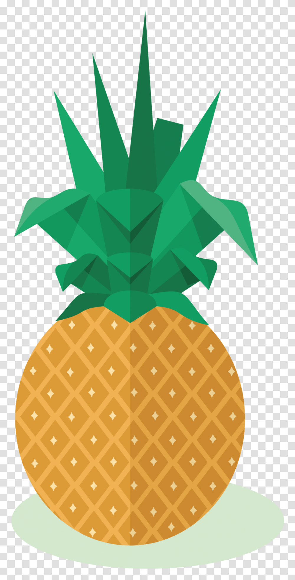 Download Hd Pineapple Fruit Clipart Of Pineapple, Plant, Food, Cross, Symbol Transparent Png