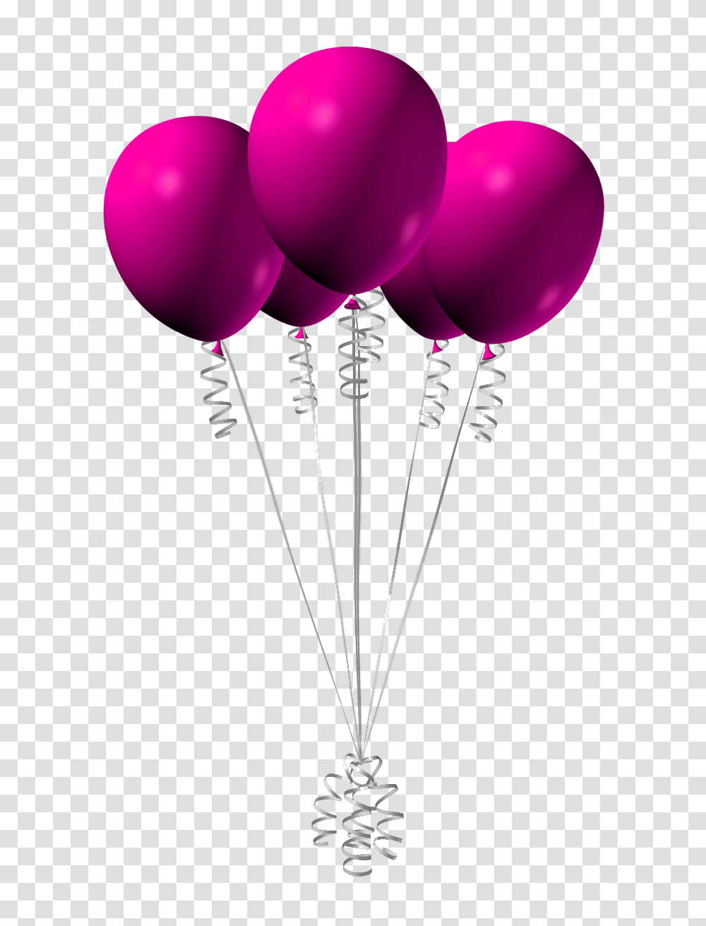 Download Hd Pink Birthday Balloons Image Pink Balloons Background, Lamp Transparent Png