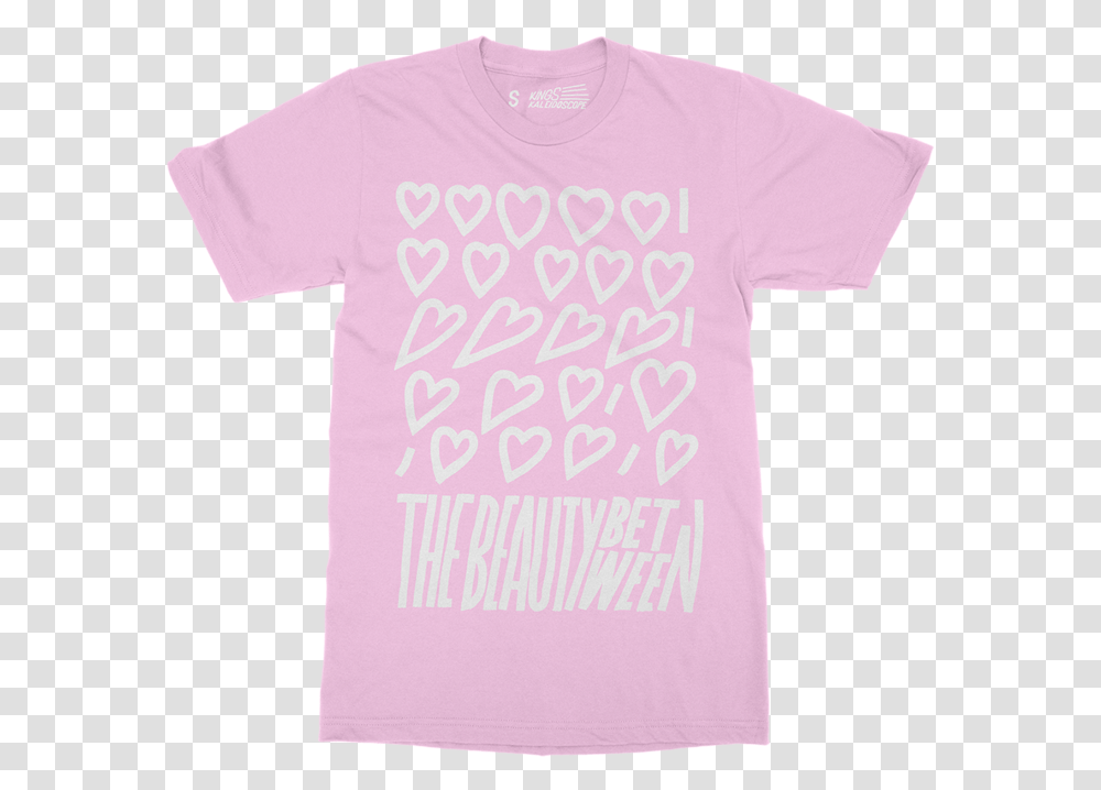 Download Hd Pink Hearts Image Nicepngcom Active Shirt, Clothing, Apparel, T-Shirt Transparent Png