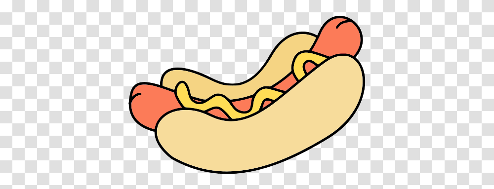 Download Hd Pizza Slice Clip Art No Background Plain Hotdog Clipart, Hot Dog, Food Transparent Png