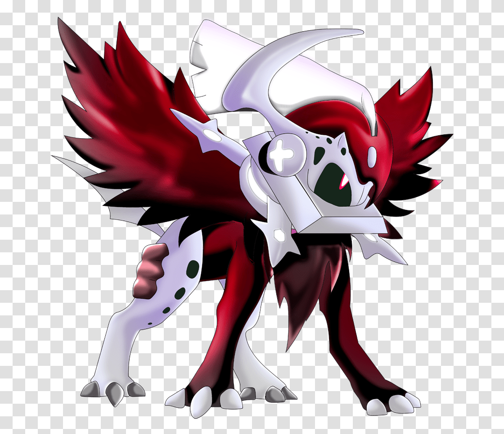 Download Hd Pokemon Shiny Absol Null Is Shiny Absol, Graphics, Art, Symbol, Dragon Transparent Png
